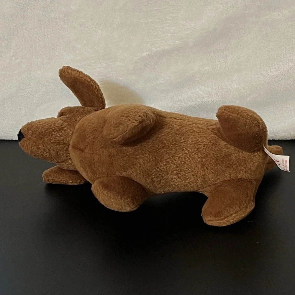 Ty Bow Wow Beanies WEENIE the Weiner Dachshund Dog 8